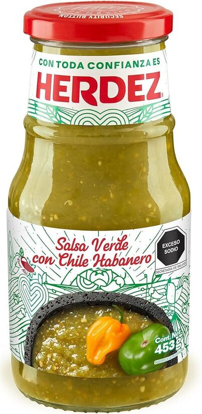 Salsa Verde con Chile Habanero