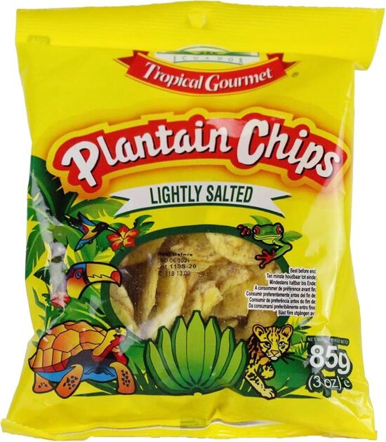 Plantain čipsi viegli sālīti