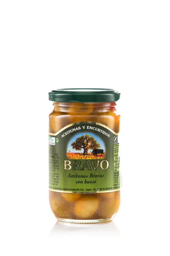 Olīves Bravo Aceitunas ar kauliņu